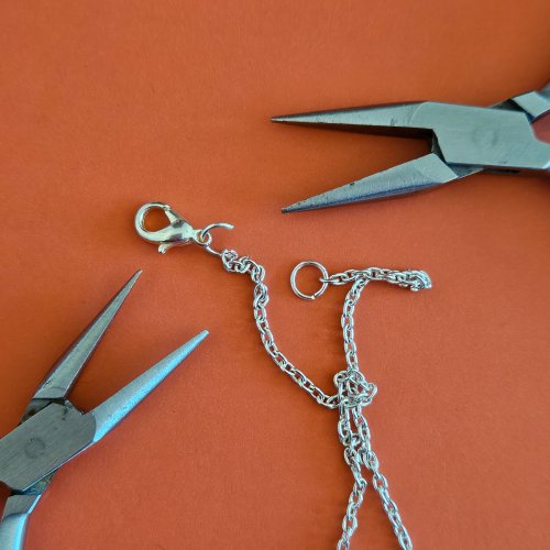 Margot Potter's Witch, Please Pendant - , Contemporary Wire Jewelry, Coiling, Coiling Wire, Wire Coiling, Loops, Wire Loop, Wrapped Wire Loop, attach a jump ring